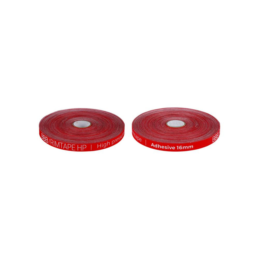 BBB Cycling BBB felgenband HP 45mtr. 700Cx16mm 16mm rot - sicheres Hochdruck-Felgenschutzband