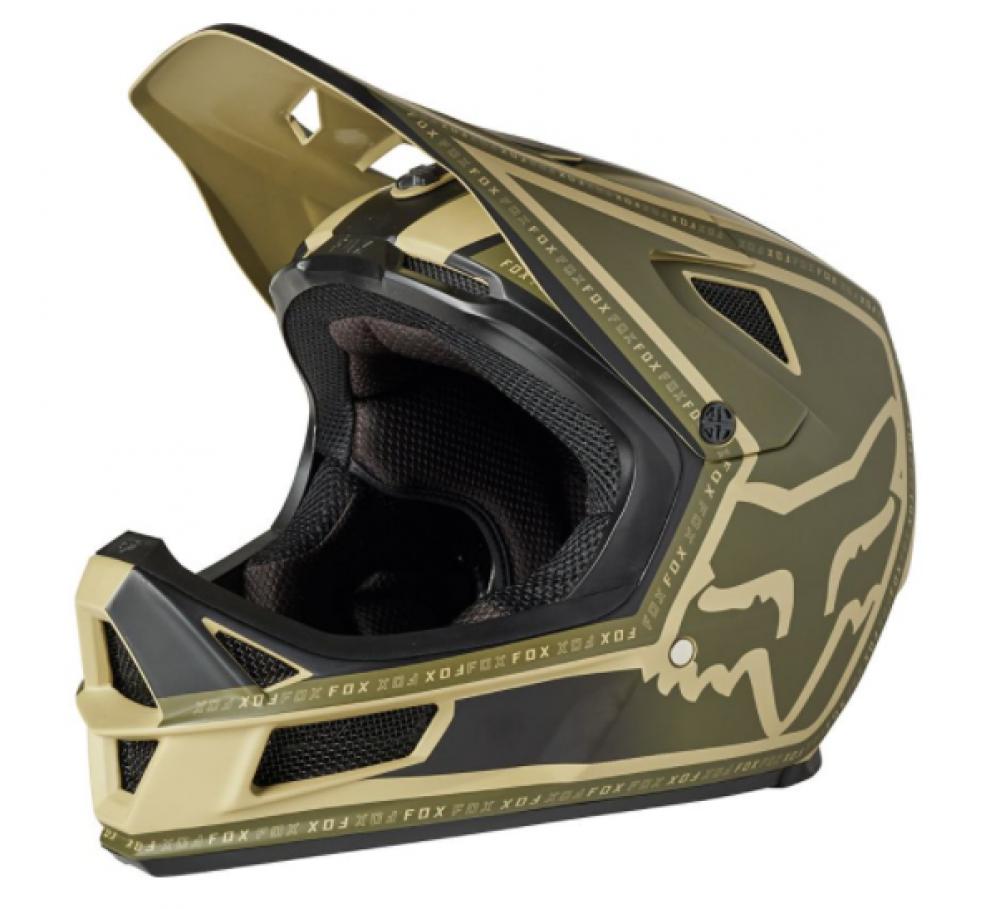 FOX Helm RAMPAGE COMP CALI CE CPSC Full Face Schutz Helm beige S