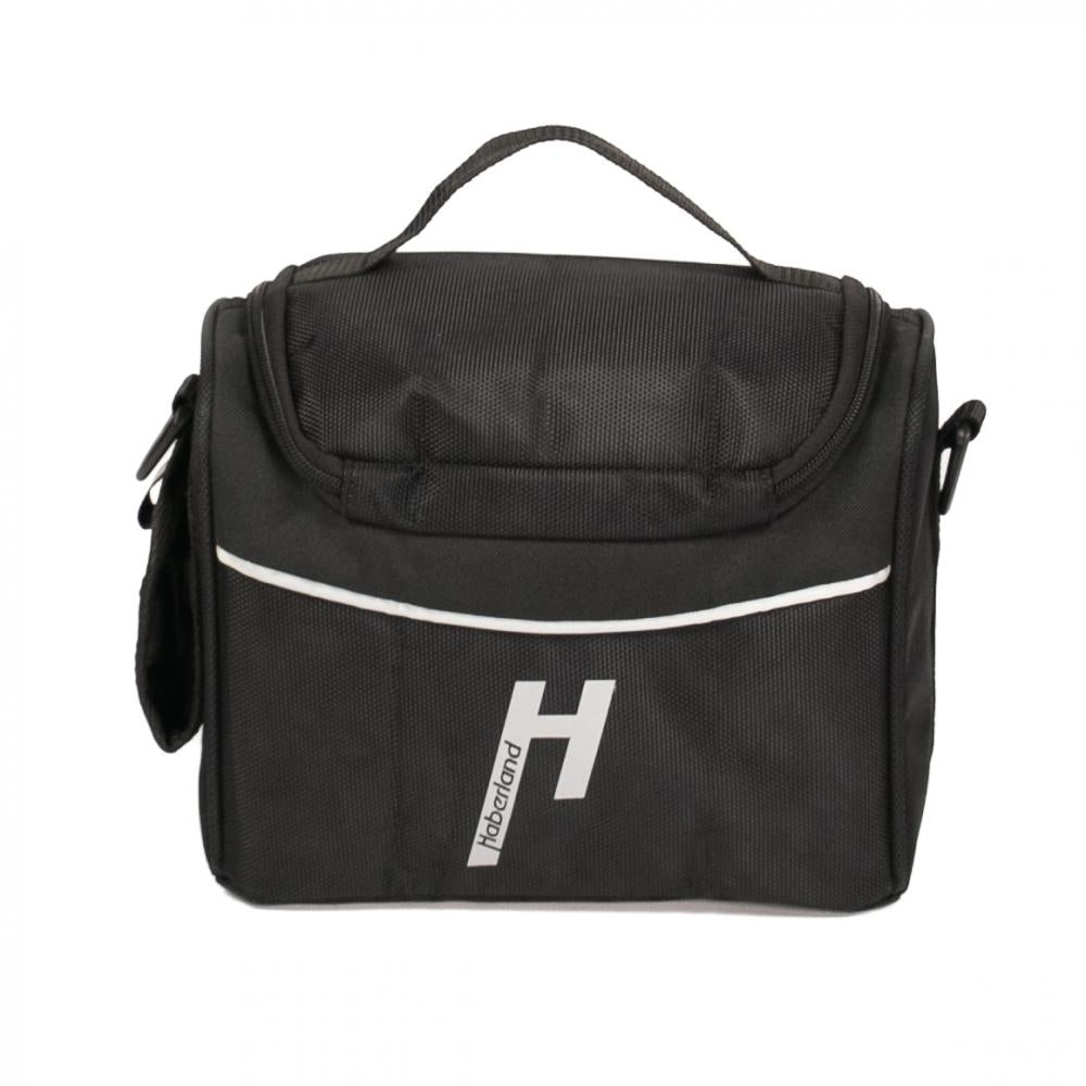Haberland Lenkertasche Siebensachen 5l schwarz - geräumige Bike-Lenkerbag mit KLICKfix