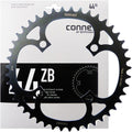 Schwarzes Connex E-Bike Kettenblatt 44 Zähne 104mm Lochkreis für Bosch Shimano Yamaha Brose auf Verpackung.