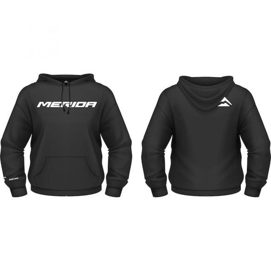 Merida Hoodie MERIDA MY25 schwarz XL Schwarz - bequemer Logo-Hoodie in aktueller Generation