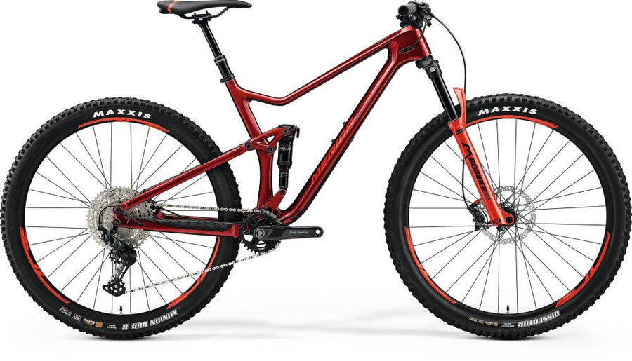 Merida ONE-TWENTY 9.3000 HP1 M (17,5) Rot/Rot - vollgefedertes Trail-MTB der aktuellen Generation