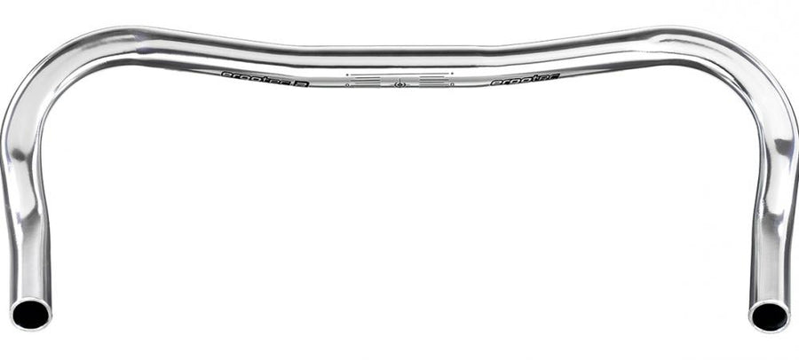 Ergotec Bügel Fixie Horn Bar Ø 25,4 mm 440 mm Höhe 0 mm 12° silber poliert