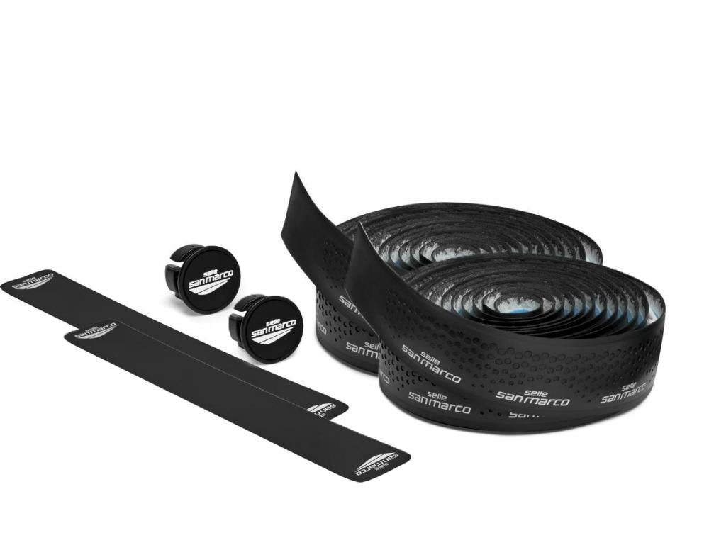 Selle San Marco Lenkerband Presa Corsa Team Pro Rolle 30x2000 mm Schwarz - maximaler Grip & Komfort