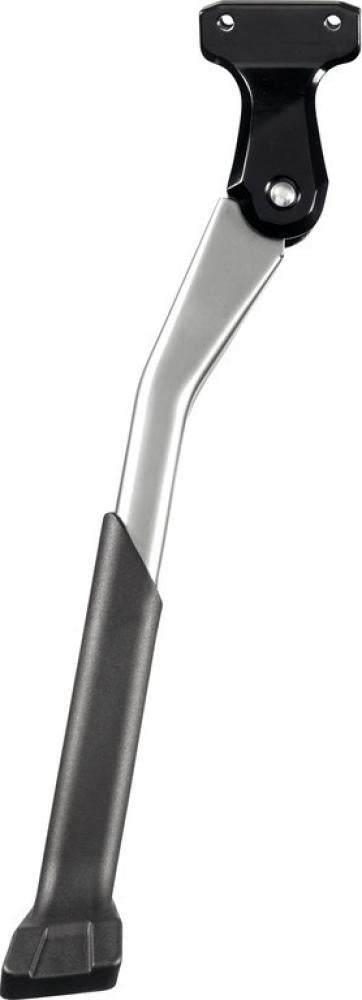 Ergotec Hinterbauständer Fahrrad 26 bis 28 Zoll silber schwarz Edelstahl Alu
