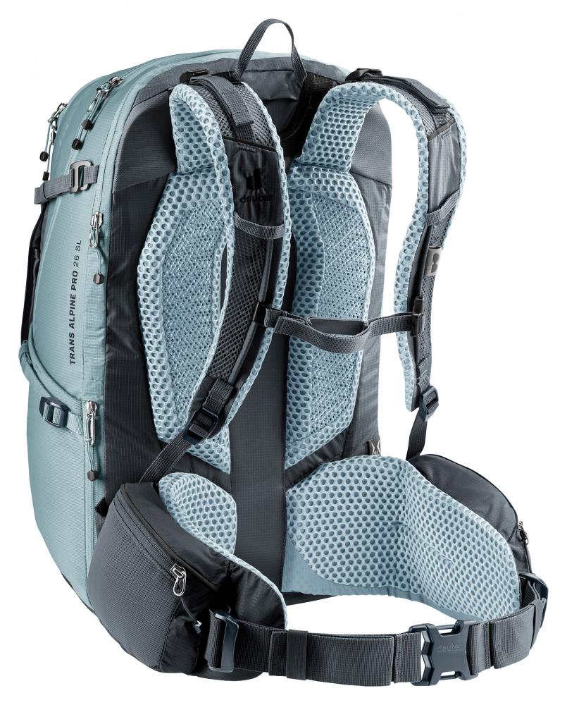 Deuter Trans Alpine Pro 26 SL Fahrradrucksack 26L Graphite - Mehrtagesrucksack für Alpenüberquerer