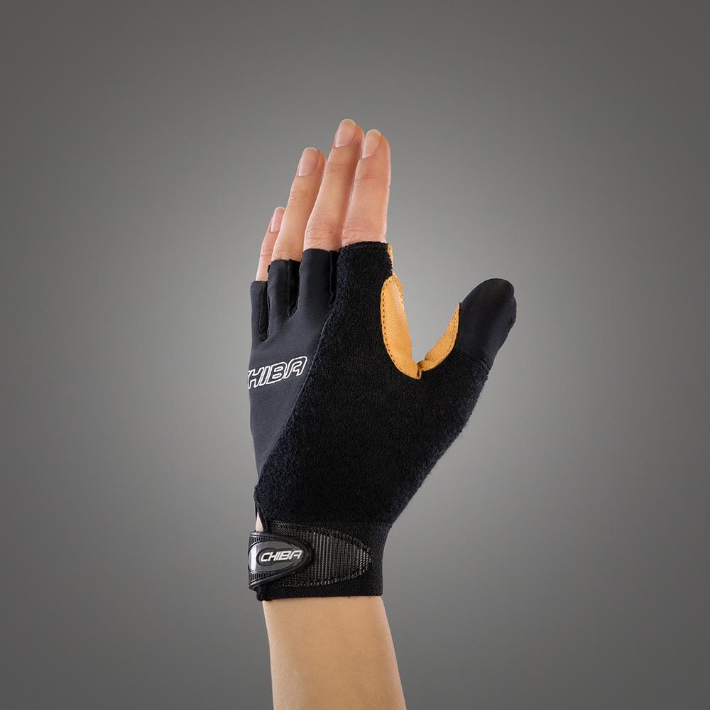 CHIBA Argon Kids - Kinder-Rollstuhl-Handschuhe, schwarz, Größe 4XS