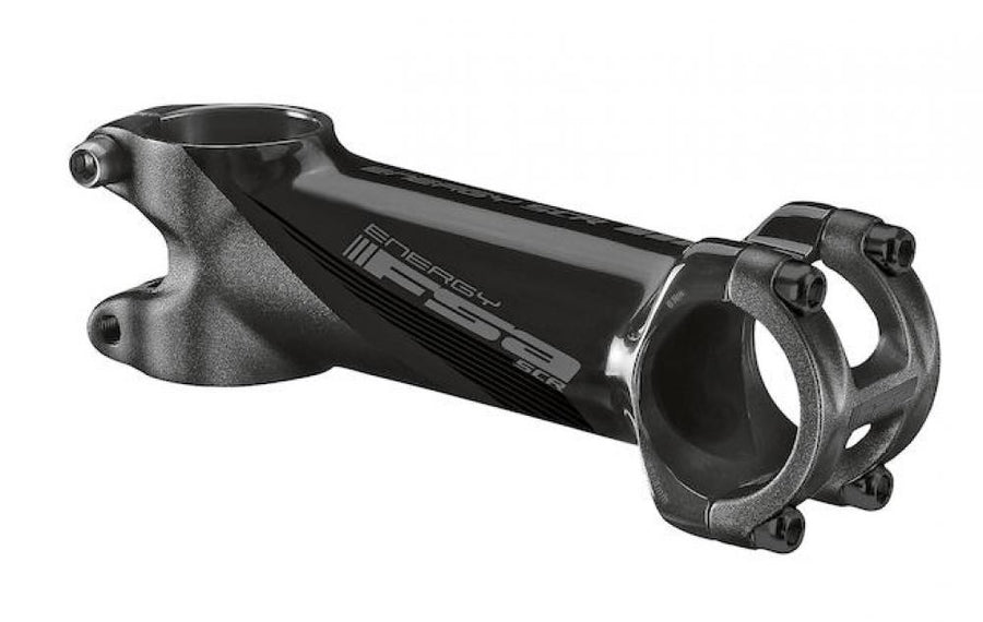 FSA Energy SCR Fahrradvorbau ±6° 31,8 × 130 mm Schwarz - Leichter Rennrad-Vorbau mit Kabelführung