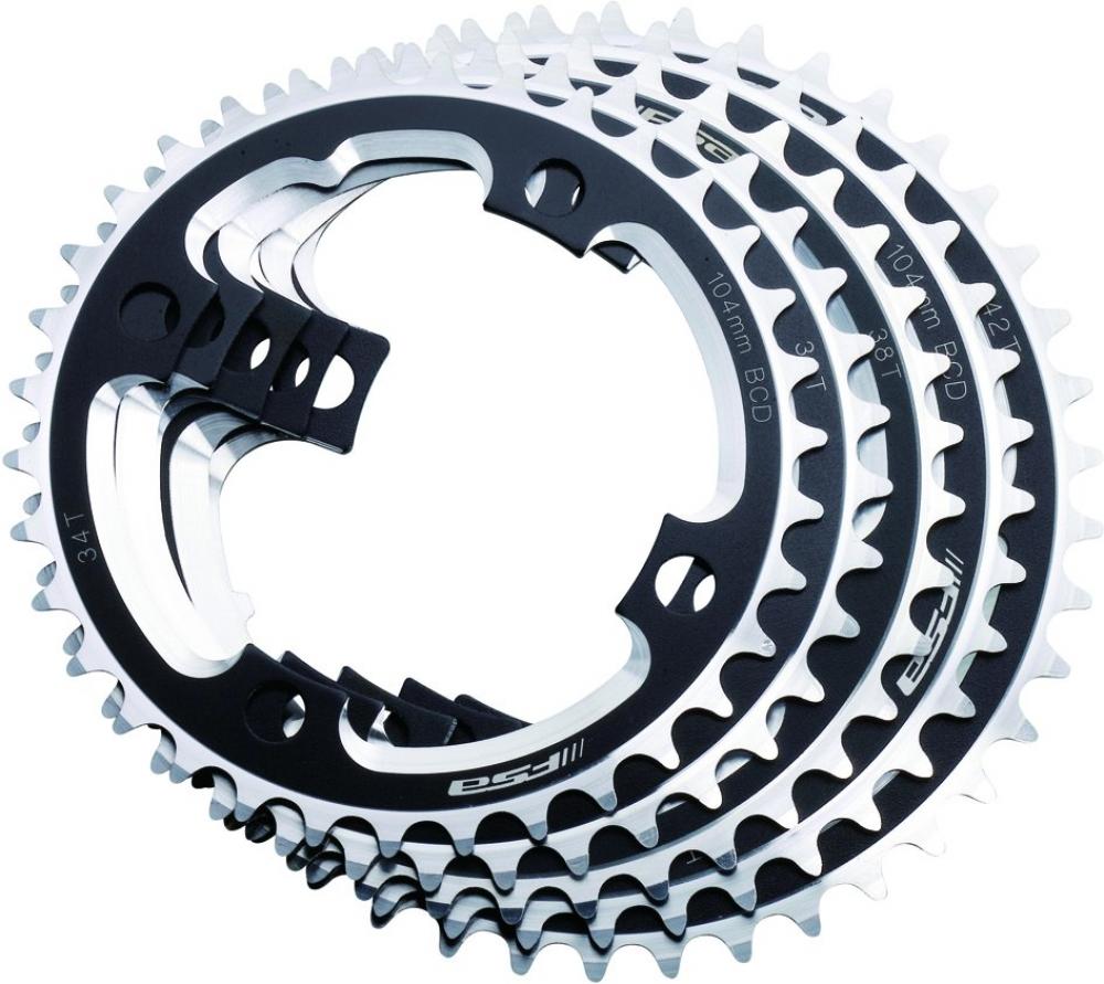 FSA Kettenblatt MTB DH Pro 4-Arm 104 mm x 40 T Schwarz - robustes Singlespeed-DH-Kettenblatt