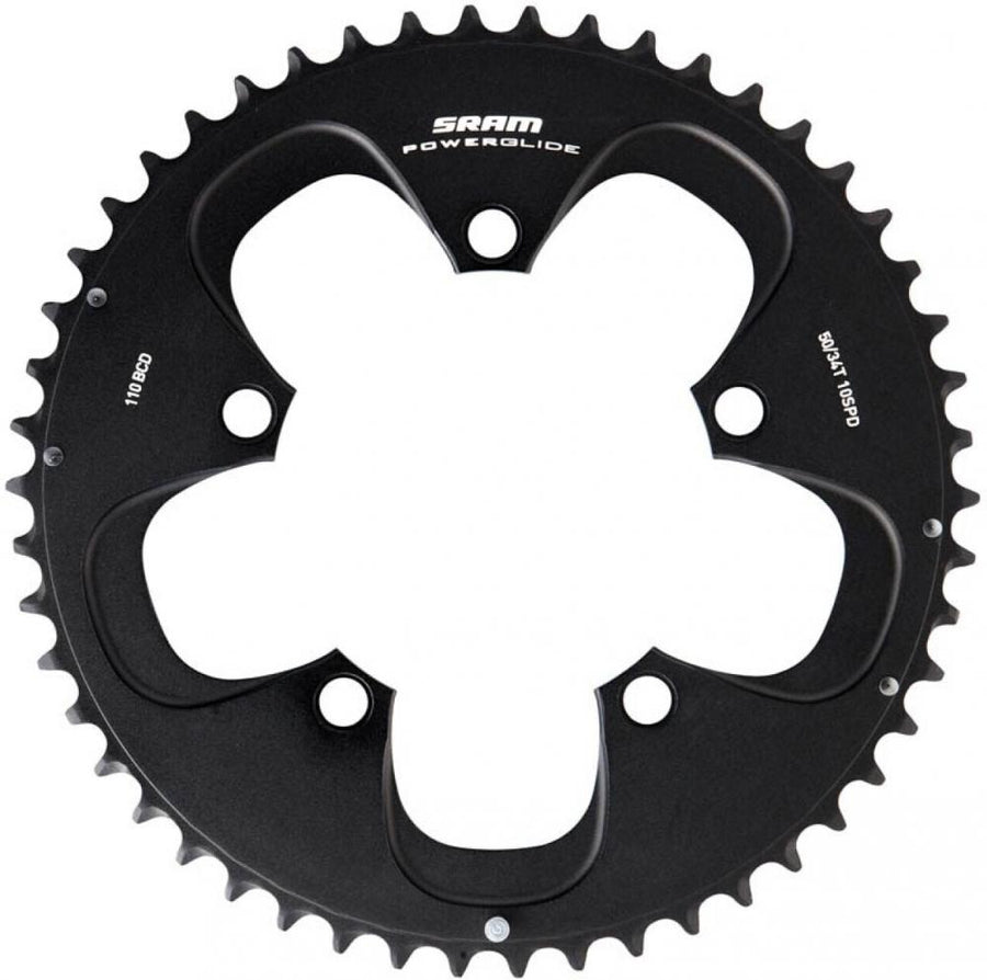 SRAM Red Kettenblatt 34T 11-fach schwarz - Hochleistungs-Chainring für Rennrad
