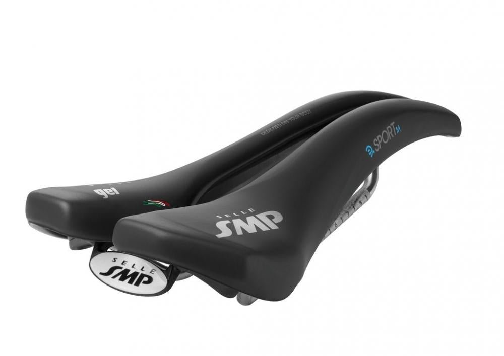 Selle SMP E-Sport Medium Gel Fahrradsattel in Schwarz, Unisex