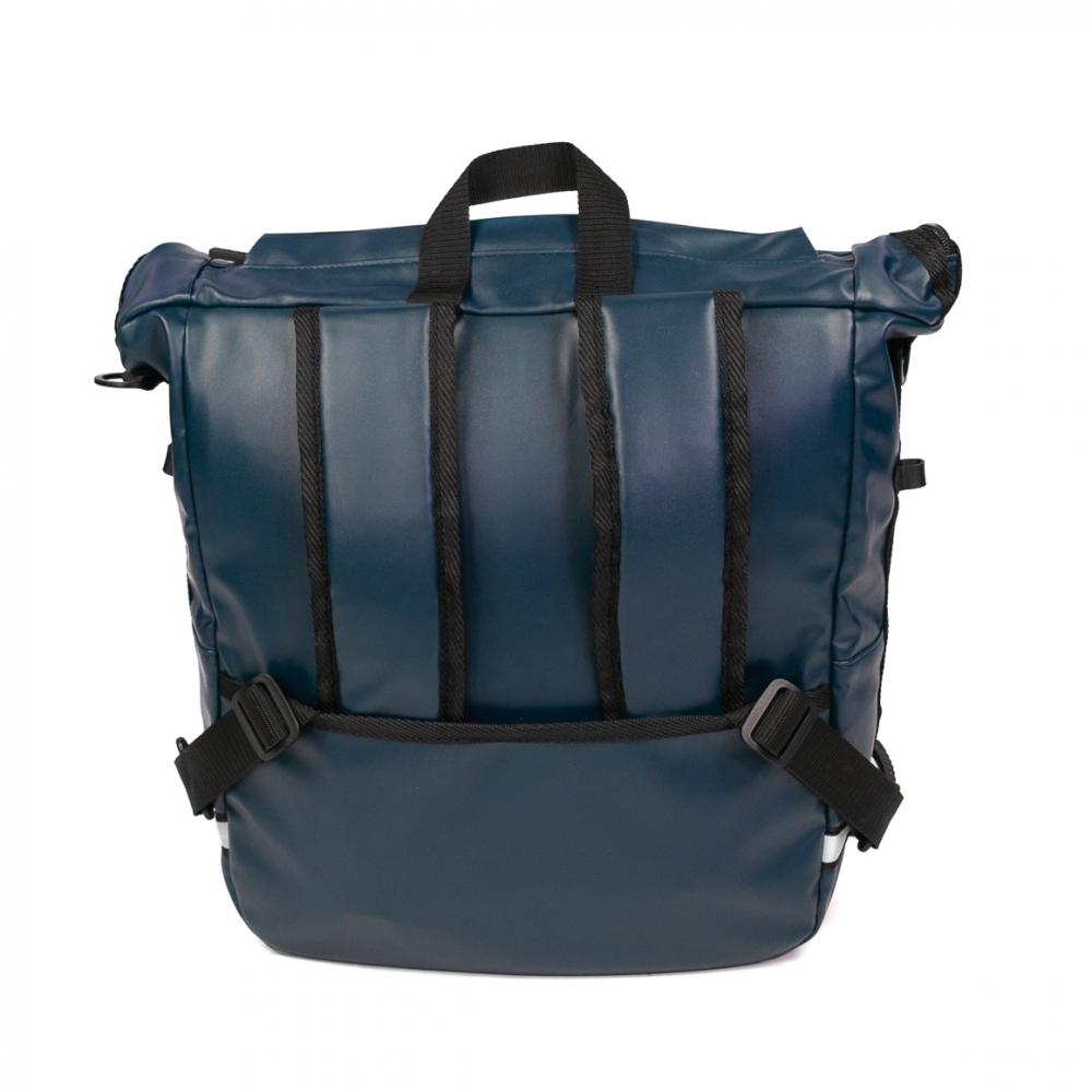 Haberland Bike-Rucksack Sporty blau/reflex - vielseitiger Fahrradrucksack mit Regenschutz