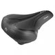 VELO. Sattel. FIT TOWNIE. L (150 -160mm). O-Zone Cut. Elastomerfederung. 2-Komponentenschale. ultralight Schaum. Maße 268mm x 199mm. Gewicht ca. 623g - schwarz