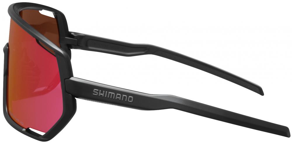 SHIMANO TECHNIUM MATTE BLACK RIDESCAPE RD Brille - robustes Vollranddesign für Strasse und Offroad