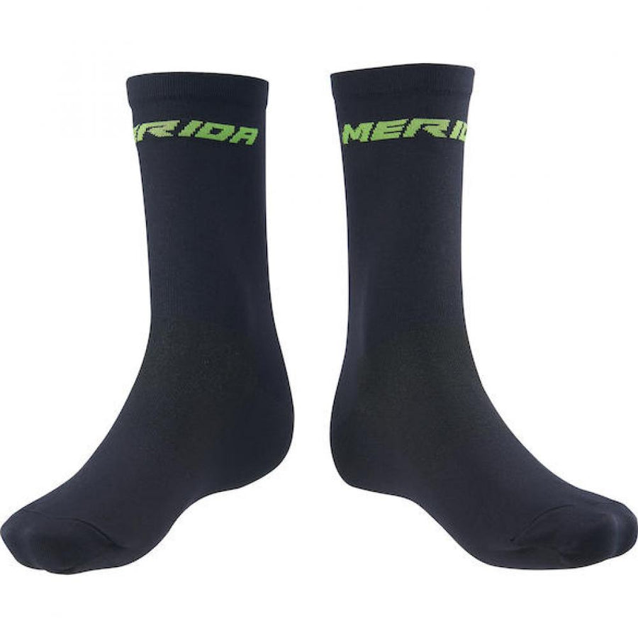 Merida Socken RACE schwarz/grün 40-42 Schwarz/grün - leichte, atmungsaktive Radsocken