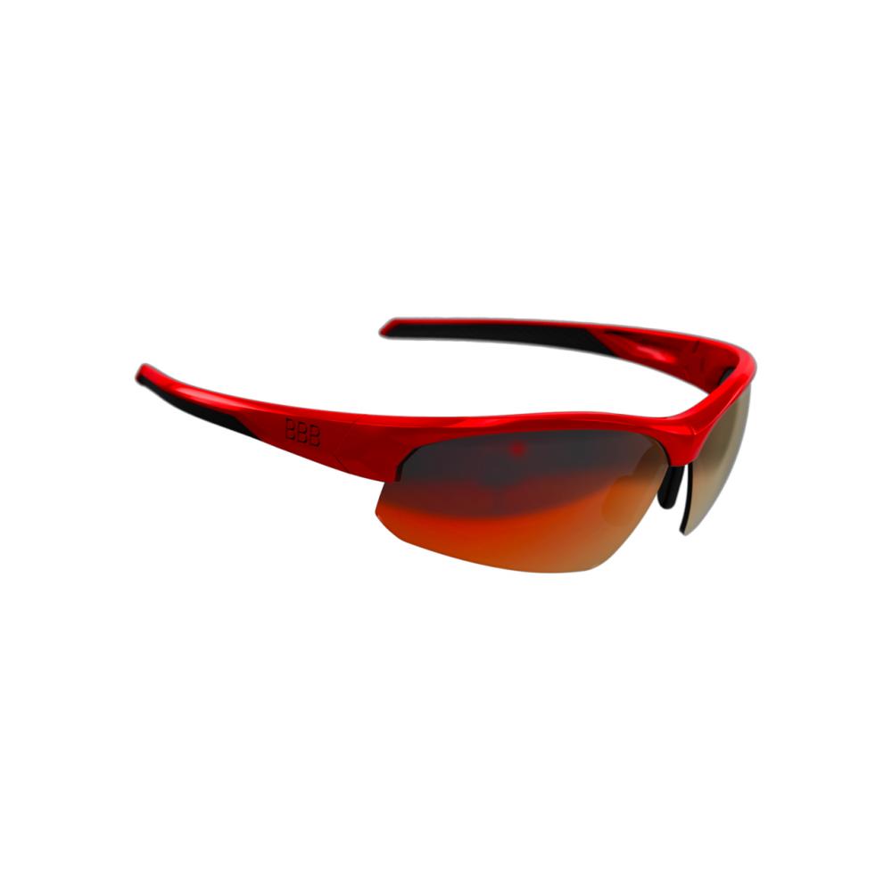 BBB Cycling BBB Sportbrille Impress rot glanz Einheitsgröße rot - Profi-Look und Schutz