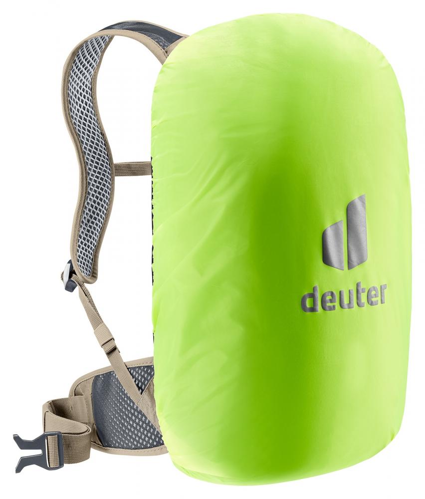 Deuter Race 12 Fahrradrucksack 12L alu-greystone - Leichter Rucksack mit Airstripes-System