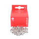 Procraft Pin Kit Flat Grip Advanced 40 Stück Silber - sicheres Pedal-Upgrade