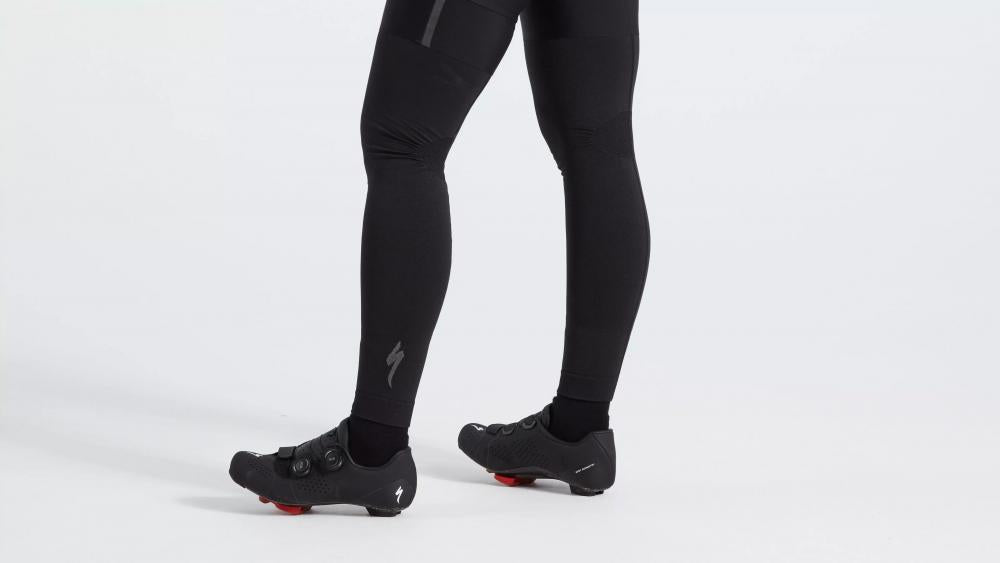 SEAMLESS LEG WARMER BLK XL/XXL - Nahtlose Beinwärmer Schwarz - Bekleidung