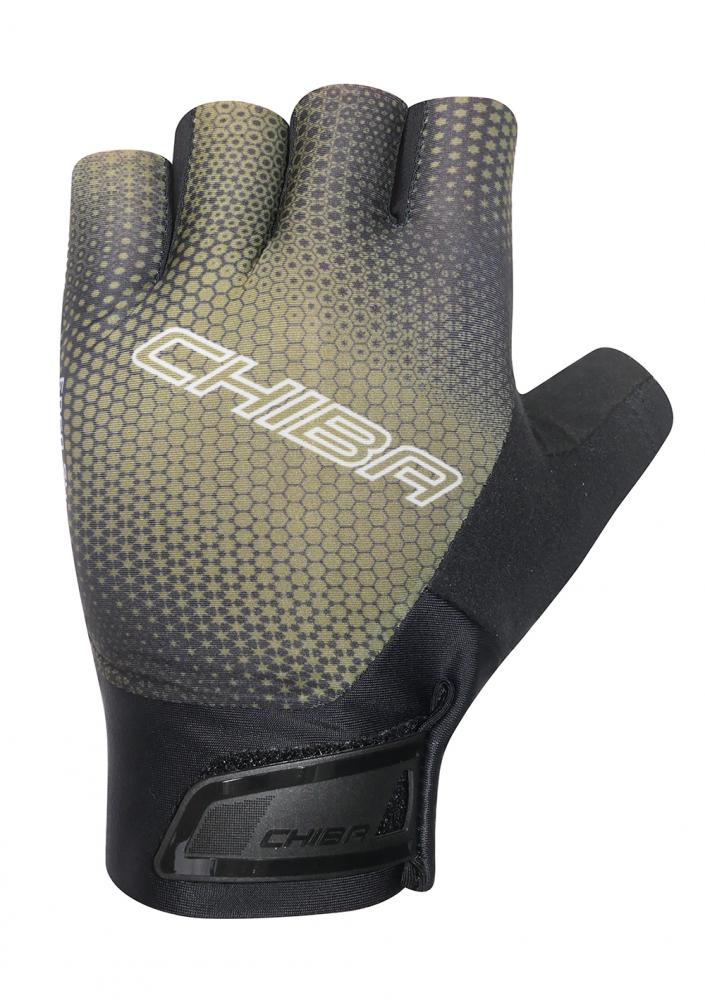 CHIBA Ergo Superlight - Radhandschuhe L olive, gelgepolstert, atmungsaktiv