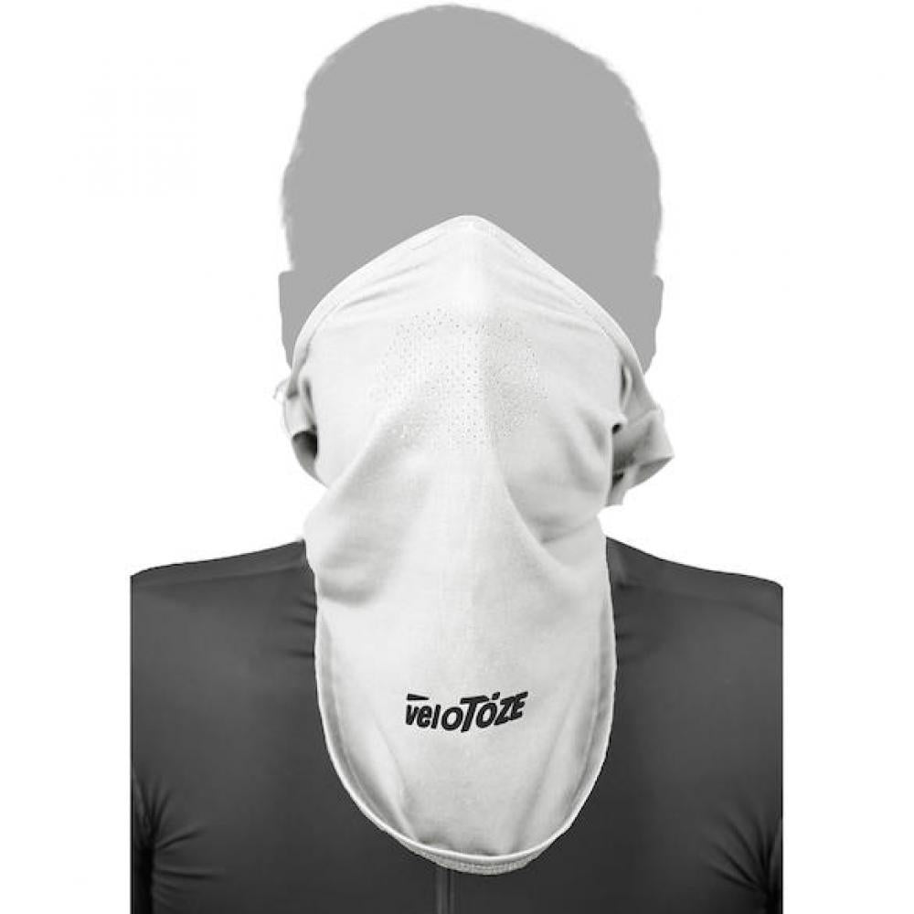 VeloToze Sturmhaube Balaclava weiß One Size Weiß - optimaler Kälteschutz für Raßahrer