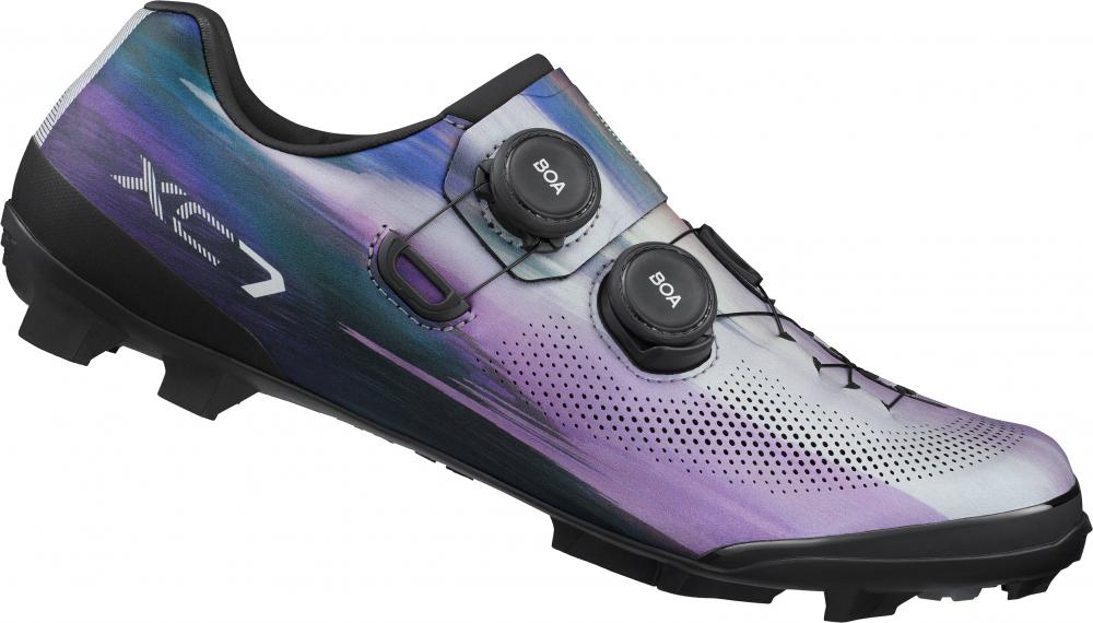 SHIMANO Fahrradschuhe XC703 Herren/Damen MTB SPD Größe 38 Lila Fahrradschuhe