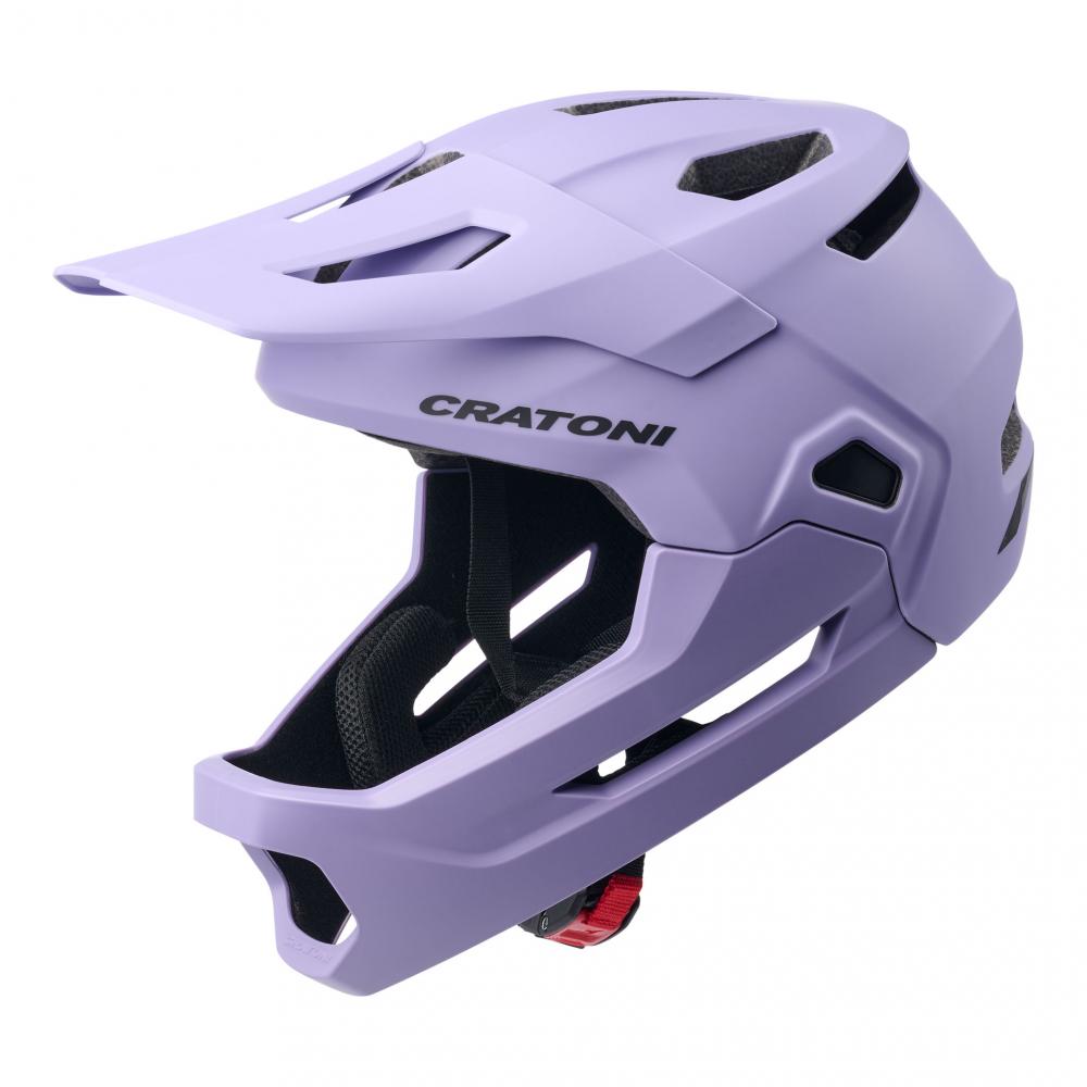 CRATONI Madcat Kinder-Fullface-Helm S-M - lavender matt
