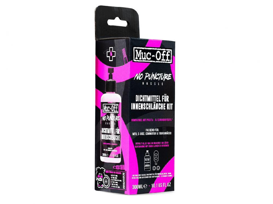 Muc-Off Dichtmittelkit für Innenschläuche 300 ml Pink - Pannenhilfe bis 4 mm