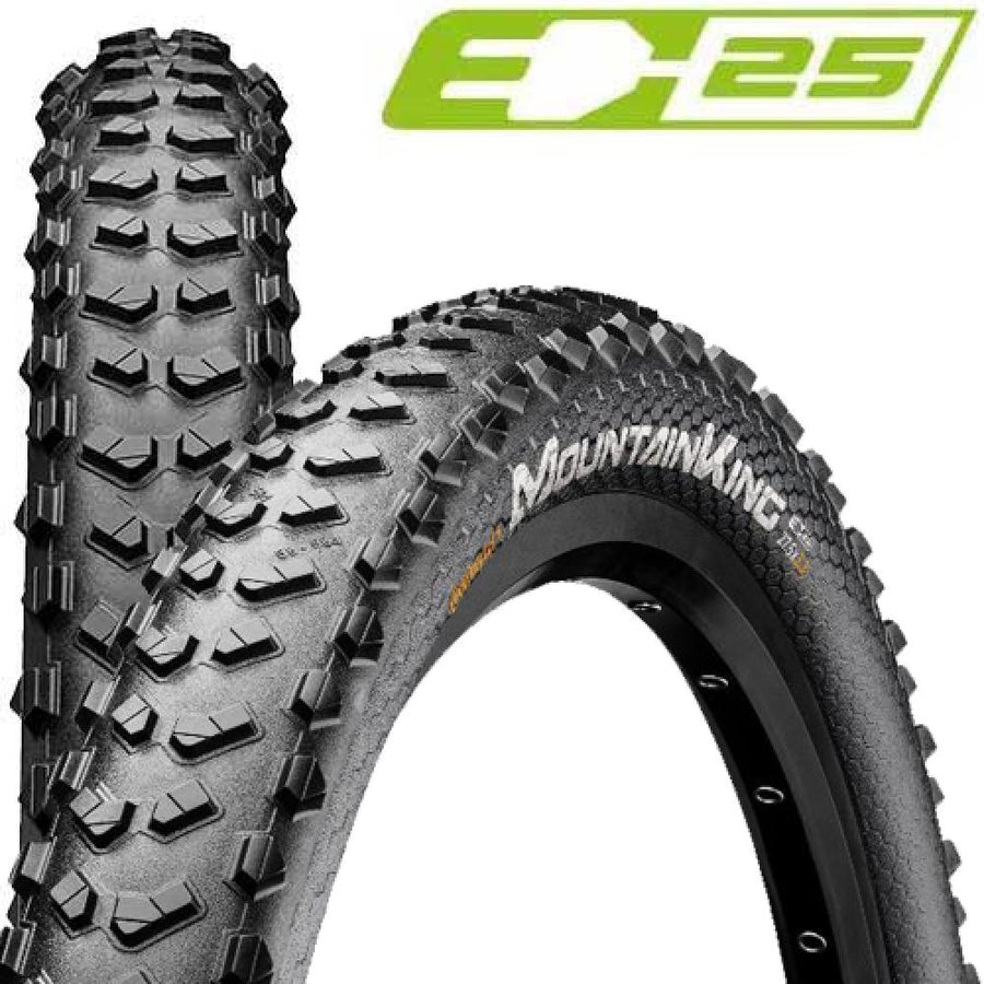 Continental Mountain King 2.3 MTB Reifen 26 Zoll (58-559) - E-Bike ready E-25 Drahtreife - Drahtreifen