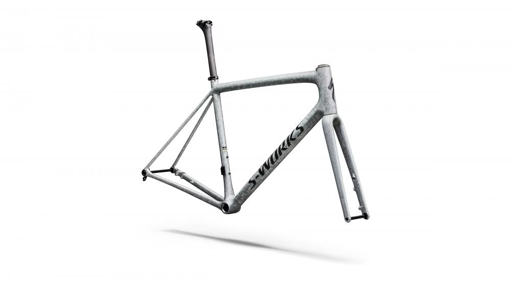 Specialized Aethos Rahmenset - Shadow Silver/Silver Dust/Black Pearl - Größe 58 cm