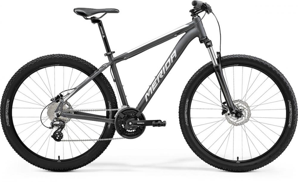 Merida BIG.SEVEN 15 HP2 schwarz/silber S (15) Matt-Dunkelsilber/Si - modernes Hardtail-MTB