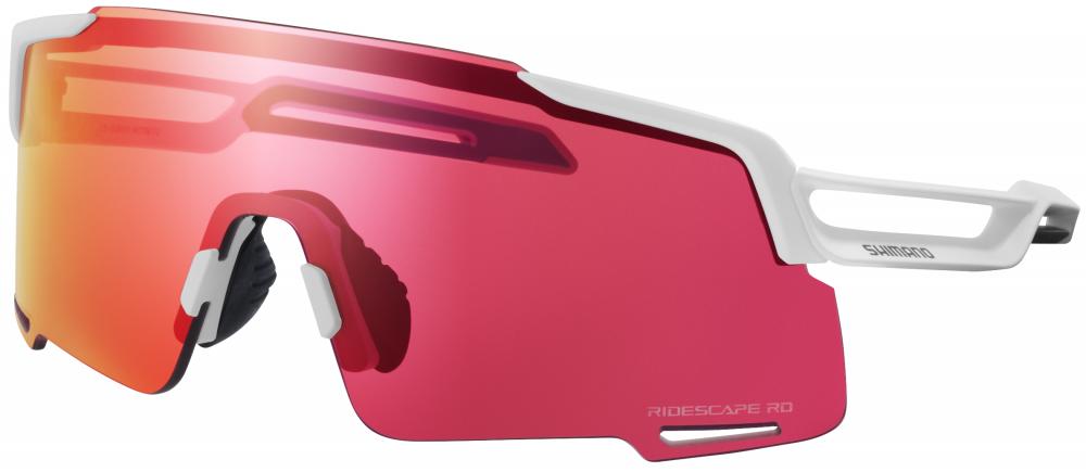 SHIMANO BRILLE EQUINOX RIDESCAPE ROAD MATTE WHITE Brille - Radsport