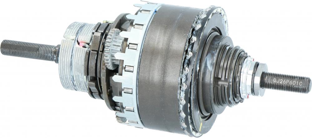 SHIMANO Getriebeeinheit für SG-C6001-8C 184 mm Achslänge inkl. Bremsarm und Staubkappe - 6001-8, 184 mm