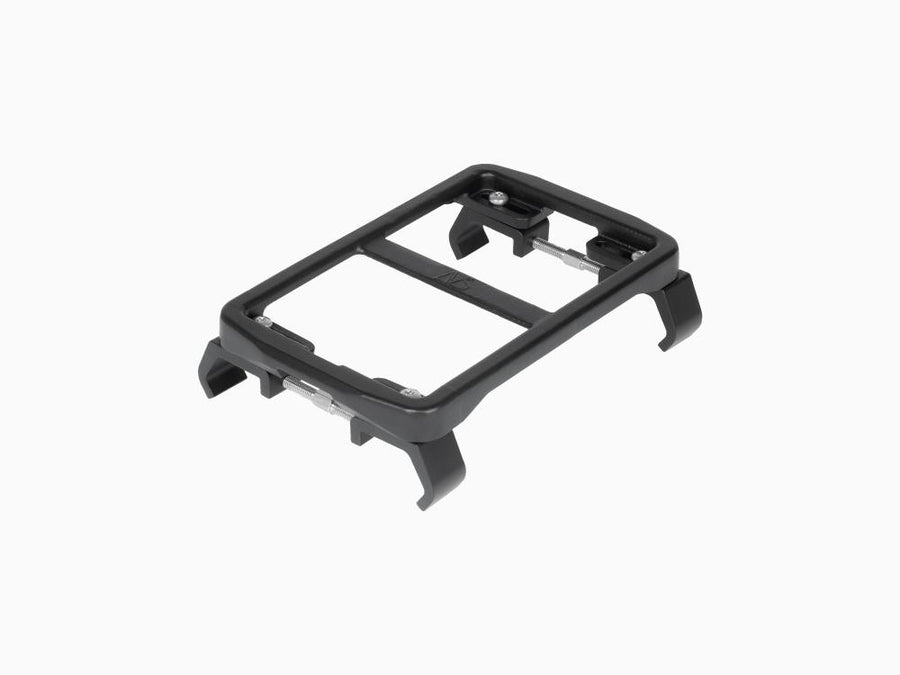 Atranvelo Newrack System Adapter Uni Standard schwarz Aluminium für 90-135mm breite Gepäckträger.