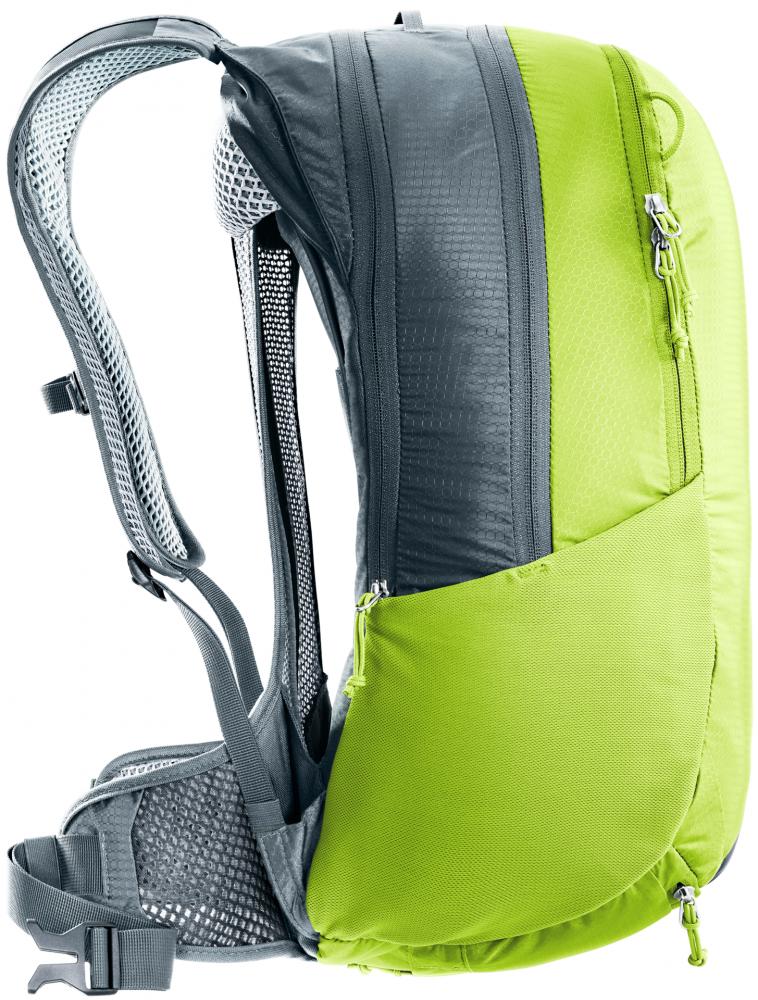 Deuter Race Air 14+3 Fahrradrucksack Citrus-Graphite - extrem leichter Bike-Rucksack mit Aircomfort
