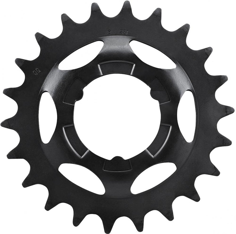 SHIMANO NEXUS Steckritzel 22 Zähne, 1/2 x 3/32 Zoll, Schwarz
