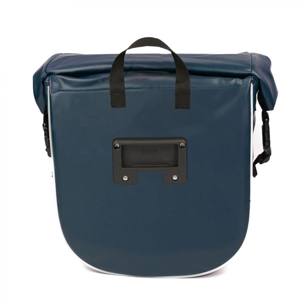 Haberland Frontträger-Tasche eMotion blau - formstarke, wasserdichte Transportlösung