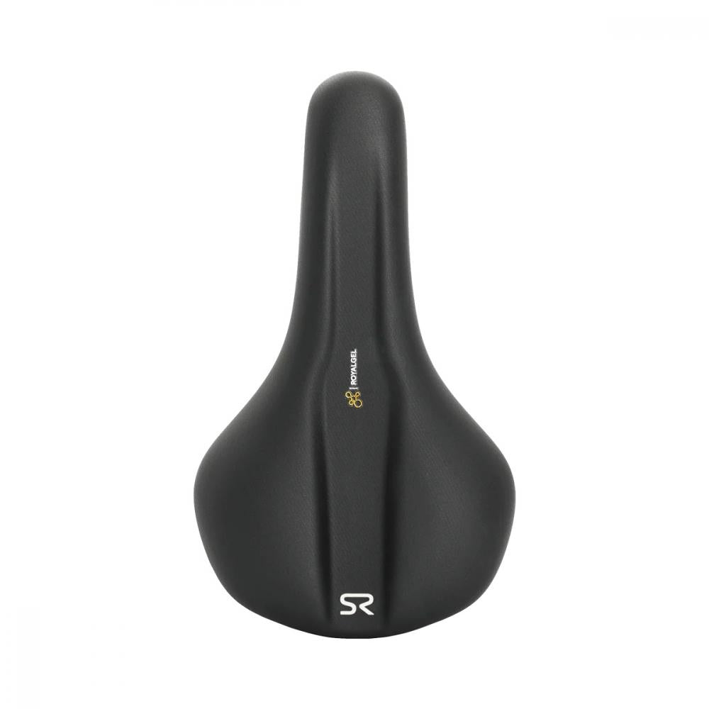 Selle Royal Explora 45° Athletic Unisex Fahrradsattel, ergonomisch für sportliche Touren, schwarz, mit Royalgel.