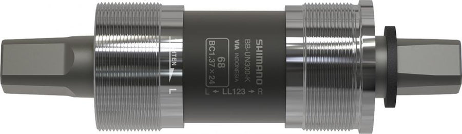 SHIMANO Innenlager UN300 68/122 - 5 mm BSA - zuverlässiges BSA-Patronenlager für Trekking- und Citybikes