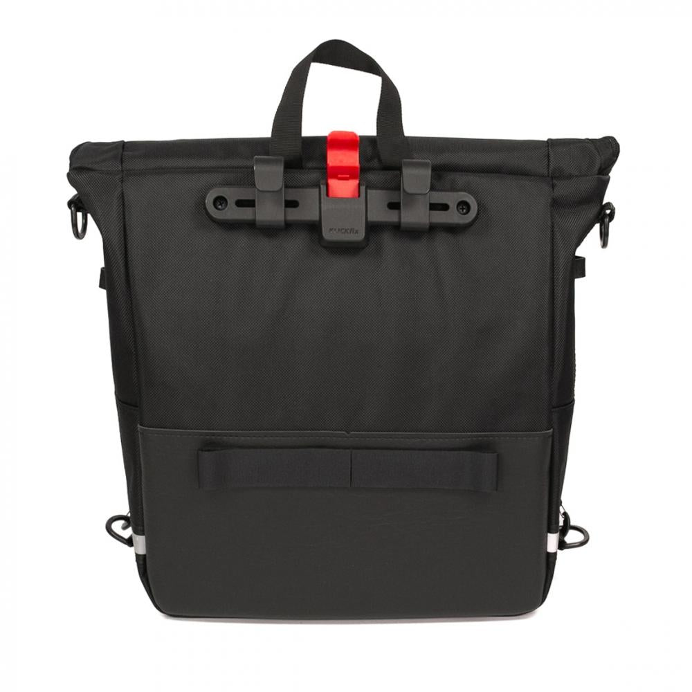 Haberland Bike-Rucksack Sporty schwarz/reflex - vielseitiger Fahrradrucksack mit Regenschutz