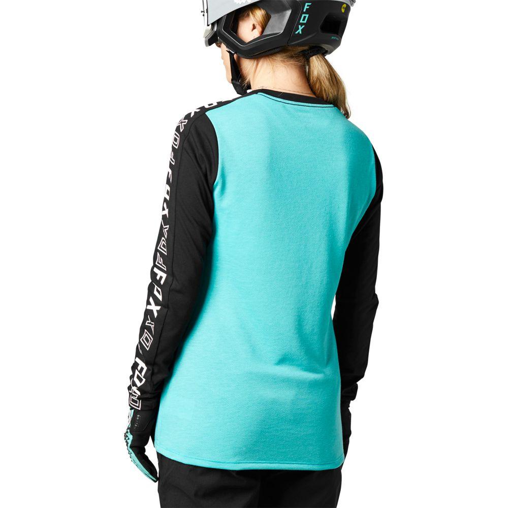 Fox Ranger langärmliges Jersey teal Größe S