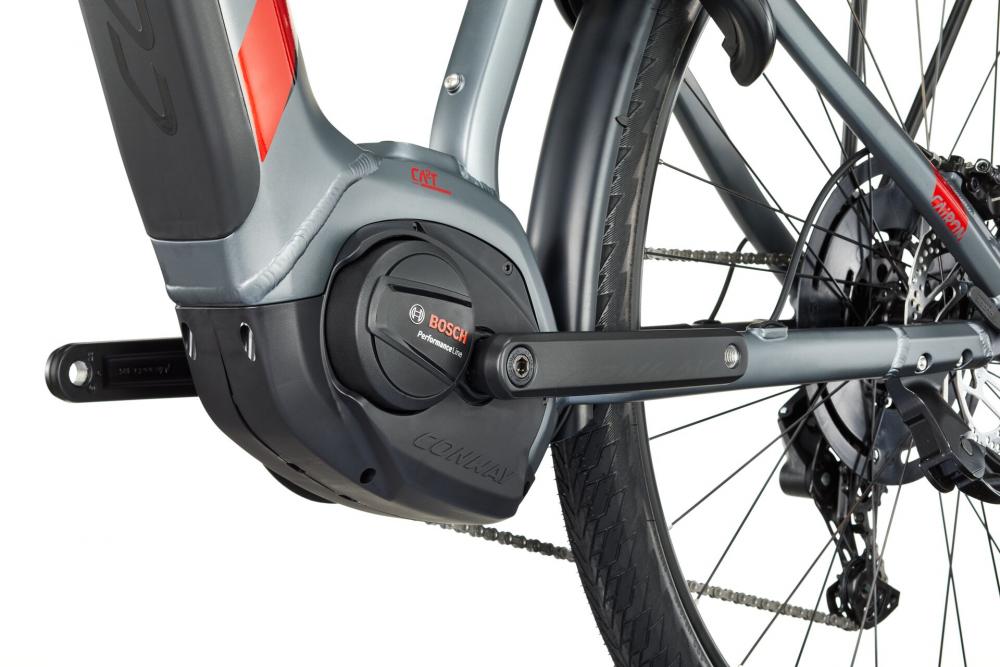 CONWAY Elektro-Trekkingrad Cairon T 2.0 625 SE, Diamant, 625 Wh, Bosch Motor - Shadowgrey Metallic