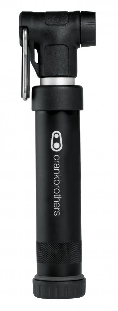 Crankbrothers Gem S Handpumpe inkl. Rahmenhalter Midnight Edition schwarz