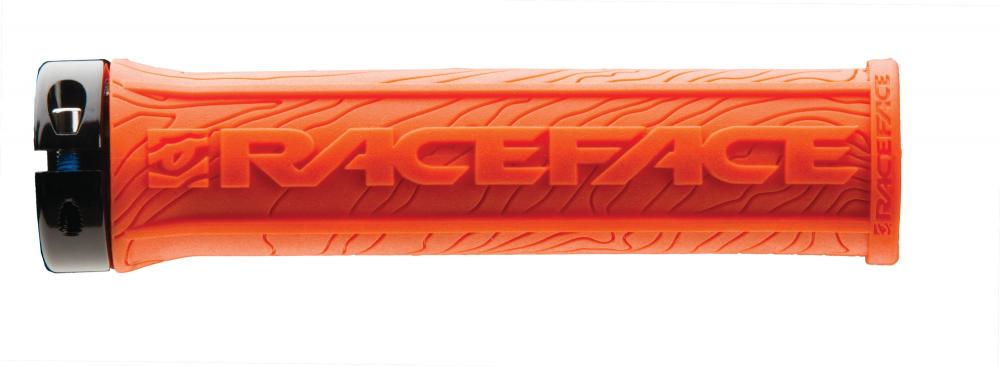 Race Face Half Nelson Single Clamp Lock-On Griff 29mm orange für maximalen Grip bei minimalem Gewicht.