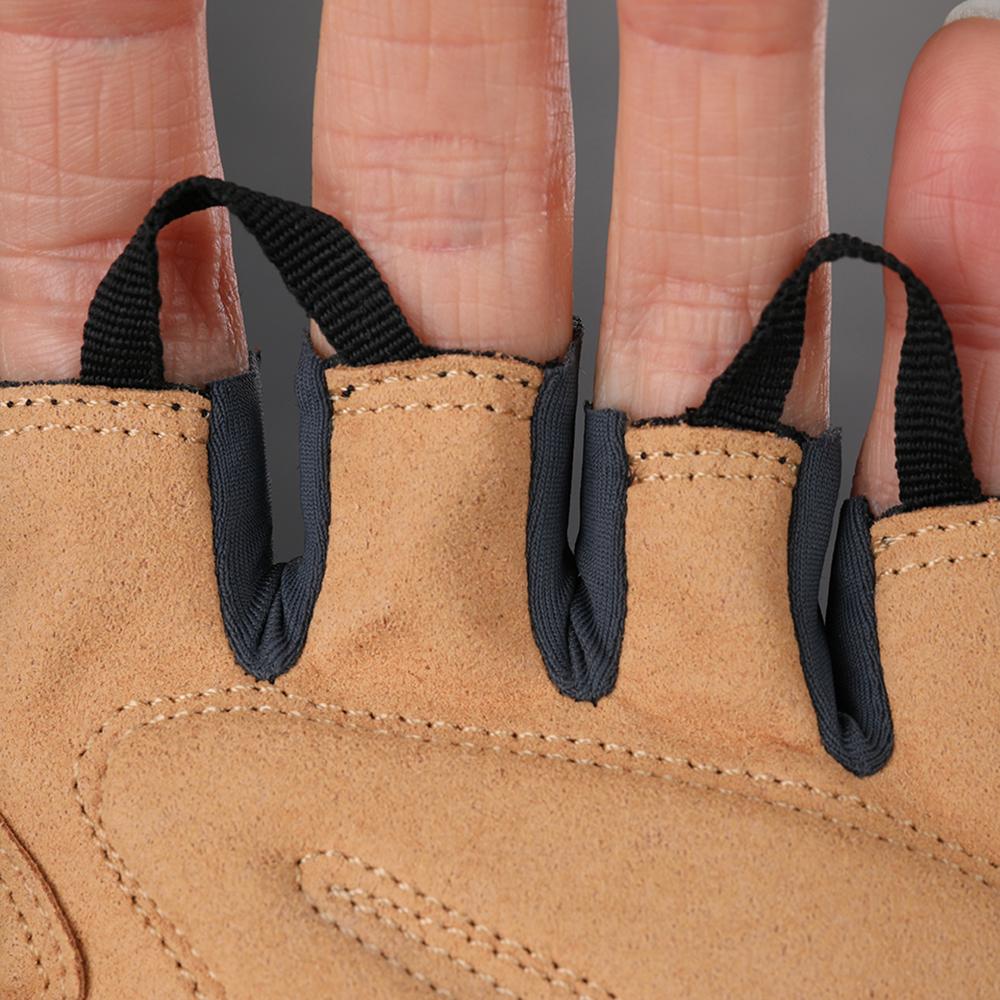 CHIBA ECO Glove Pro - Radhandschuhe dunkelgrau, Größe L, atmungsaktiv & gepolstert