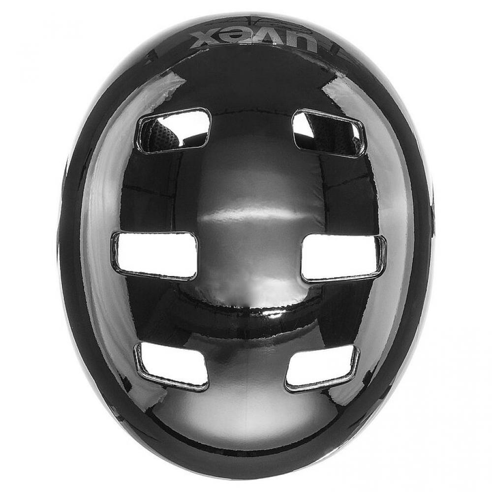 Uvex Kid 3 Kinder-Fahrradhelm dirtbike black 55-58 cm - robuster Hartschalenhelm mit IAS-System, Monomatic-Verschluss & 10 Belüftungsöffnungen