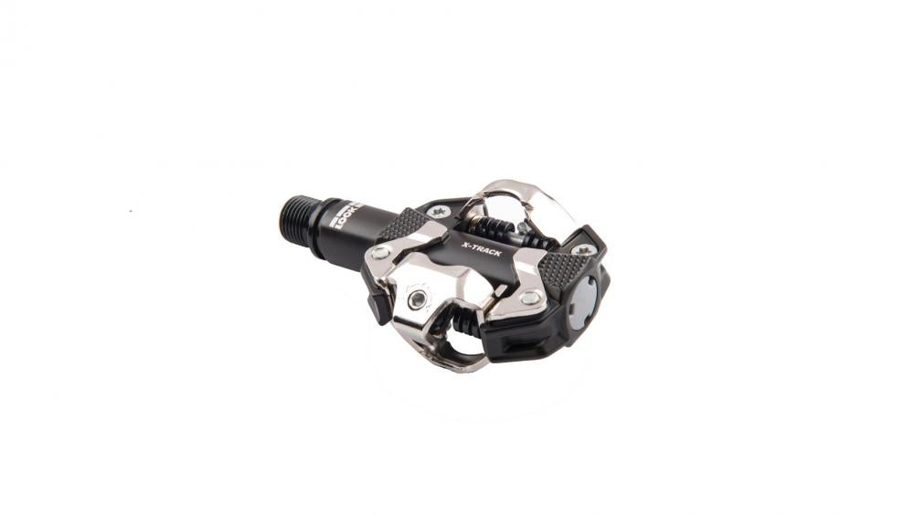 LOOK X-Track MTB Klickpedal dark grey - 350 mm² Kontaktfläche, 6-14 Nm Auslösehärte, Aluminiumkörper, SPD kompatibel