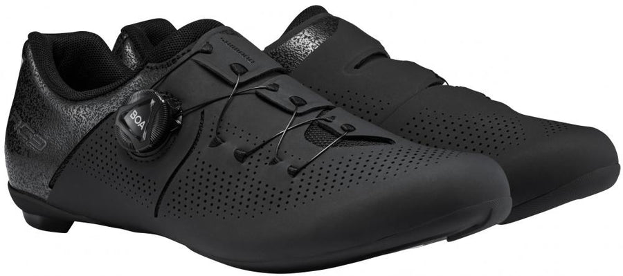 SHIMANO Fahrradschuhe RC302W Damen Road SPD-SL Fahrradschuhe 40 Schwarz