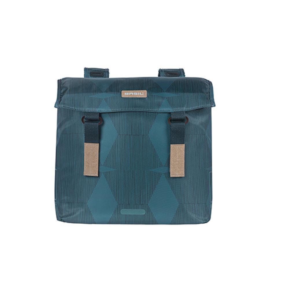 Basil Doppelpacktasche Elegance estate blue Größe 40x38x16 cm 40 bis 49l
