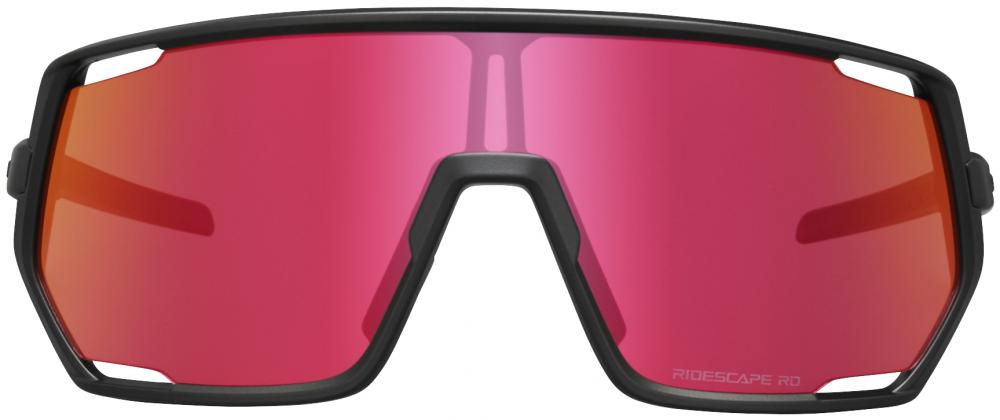 SHIMANO TECHNIUM MATTE BLACK RIDESCAPE RD Brille - robustes Vollranddesign für Strasse und Offroad